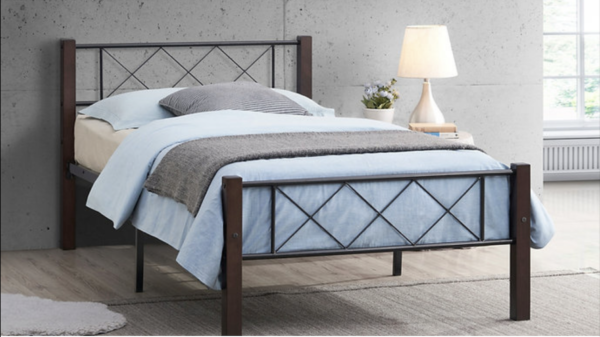 Single Metal Platform Bed